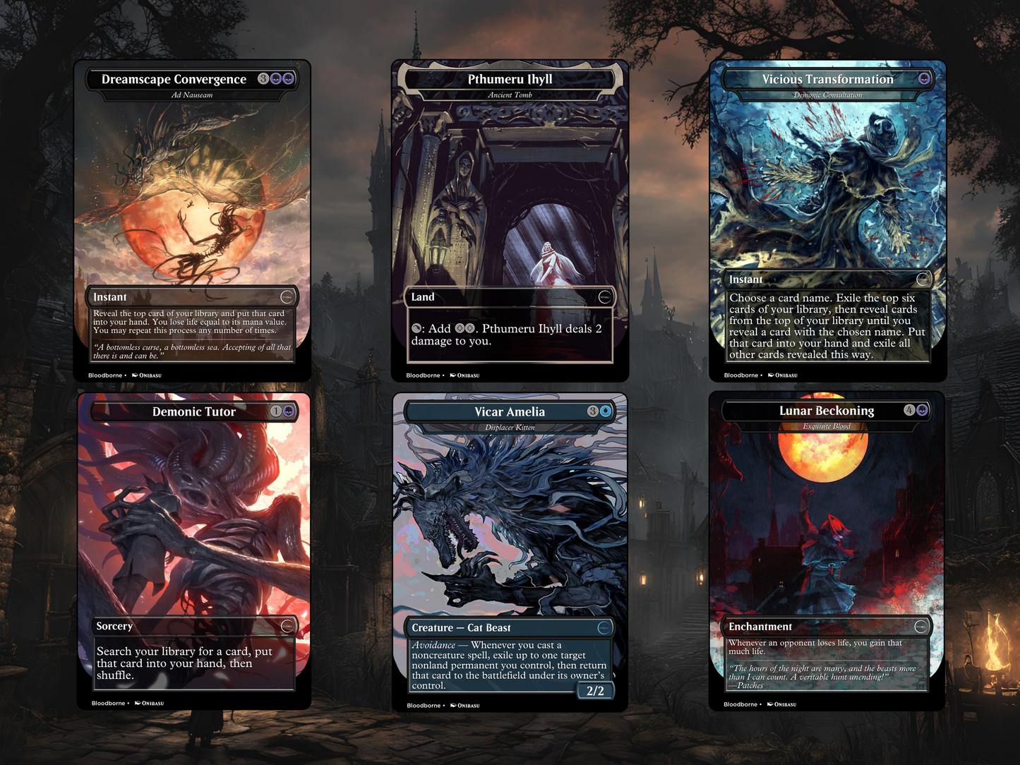 Bloodborne Set - 20 MTG Proxy Cards + 1 Token