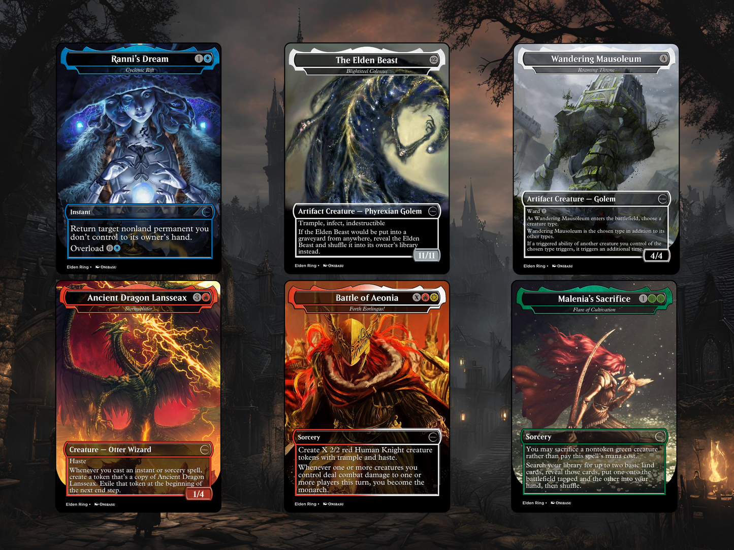 1. Elden Ring Set - 19 MTG Proxy Cards