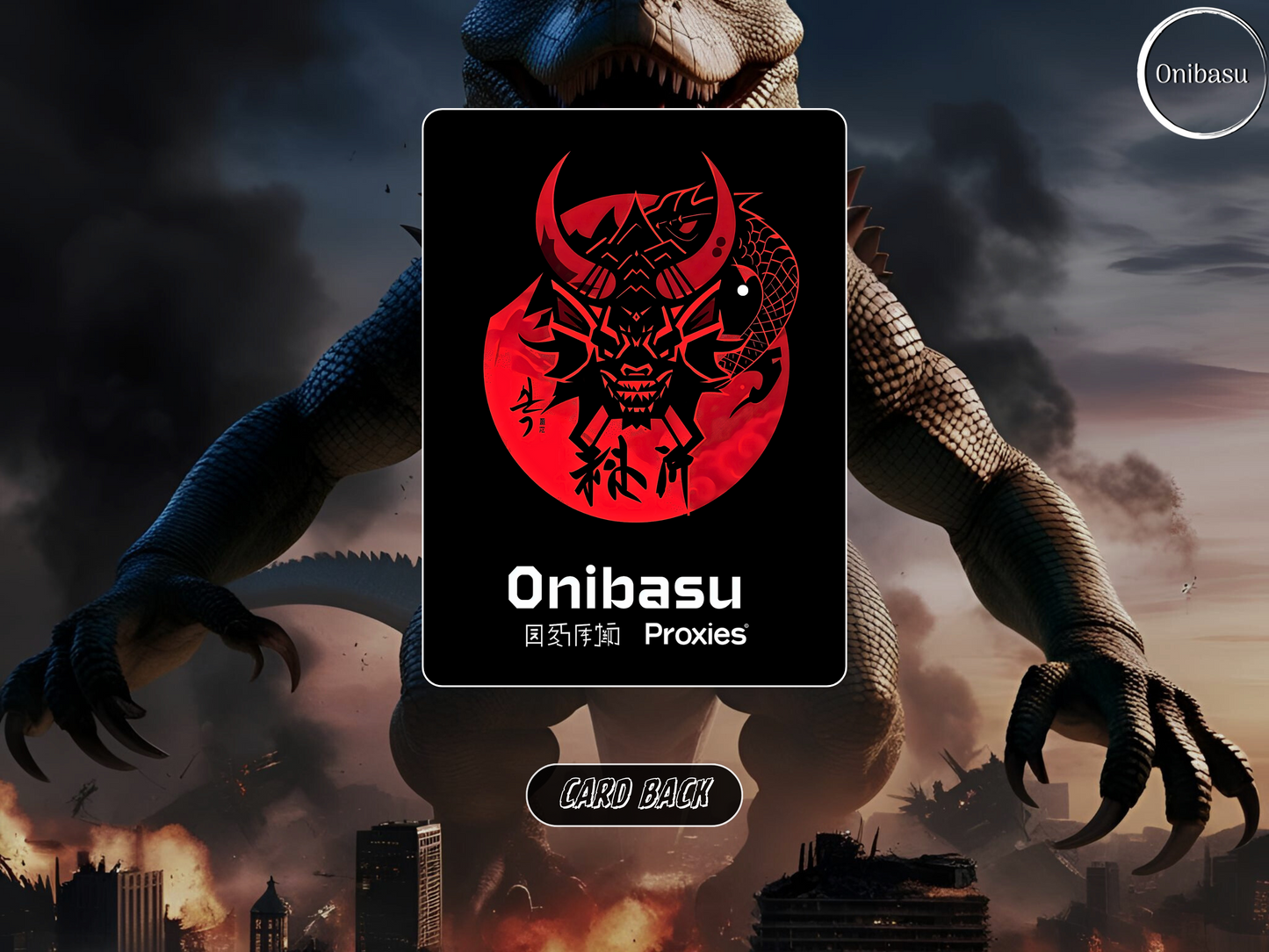 Gishath, Sun’s Avatar as Godzilla – MTG Proxy Card