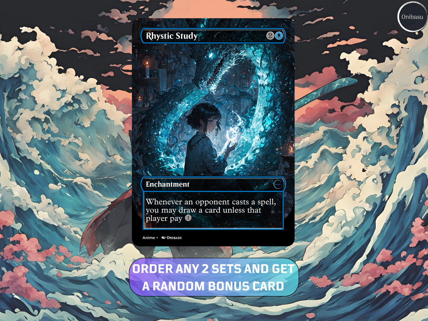 Anime Fan MTG Proxy Card Set – 5 Unique Cards Perfect for EDH & Magic Collectors