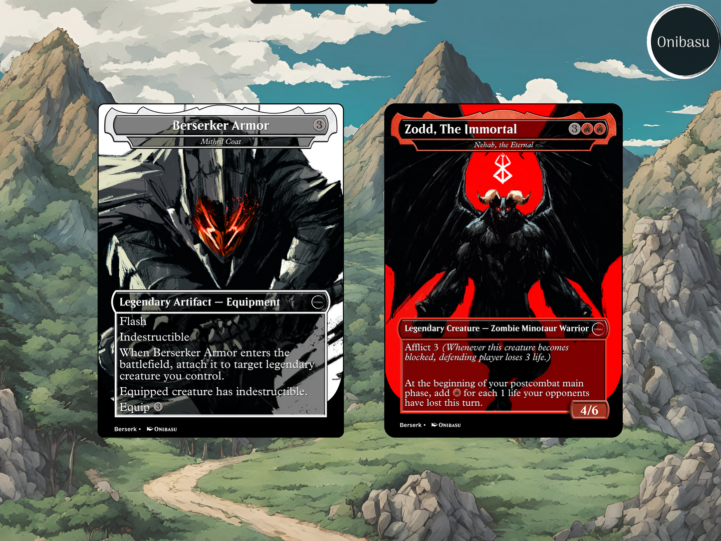 Berserk Set - 4 MTG Proxy Cards
