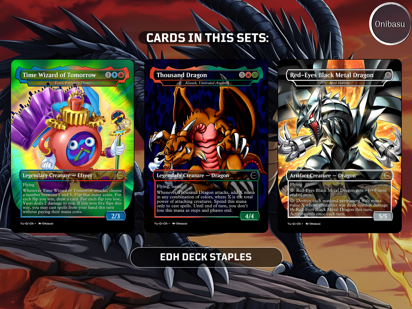 Joey Wheeler Yu-Gi-Oh! MTG Proxy Set – 22 Premium Cards + Token – Collector & Casual Play
