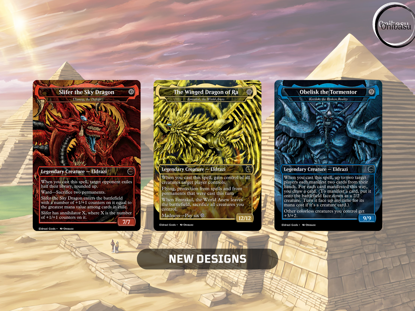 Eldrazi Titans & Egyptian Gods Set - 10 MTG ProxyCards
