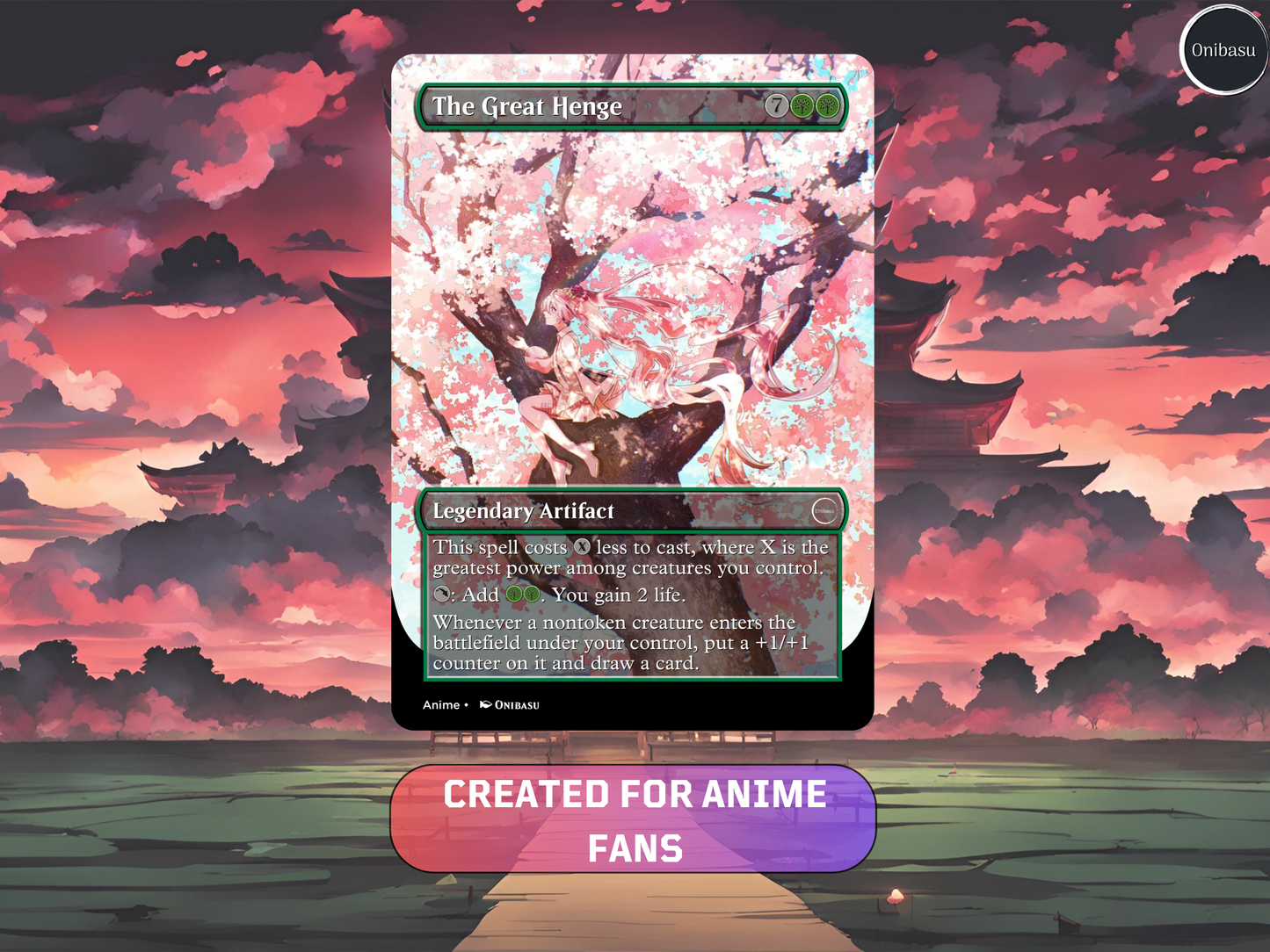 Anime Fan MTG Proxy Card Set – 5 Unique Cards Perfect for EDH & Magic Collectors