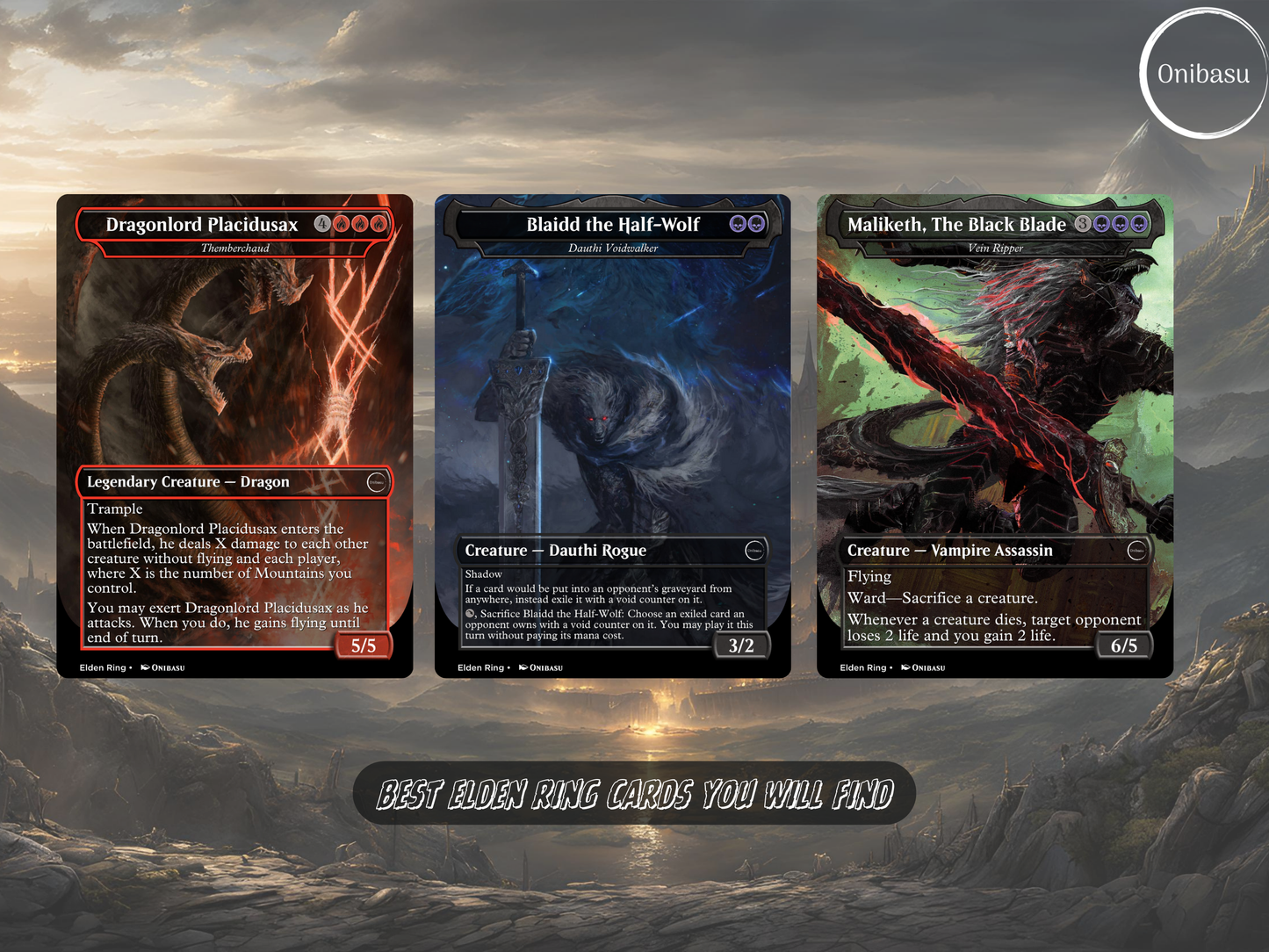 2. Elden Ring Set - 10 MTG Proxy Cards