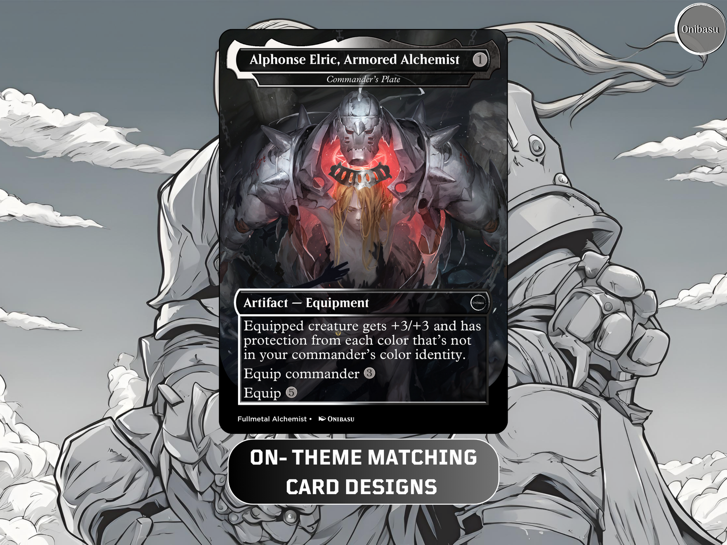 Fullmetal Alchemist Proxy Card Set for MTG - 6 Card Collection