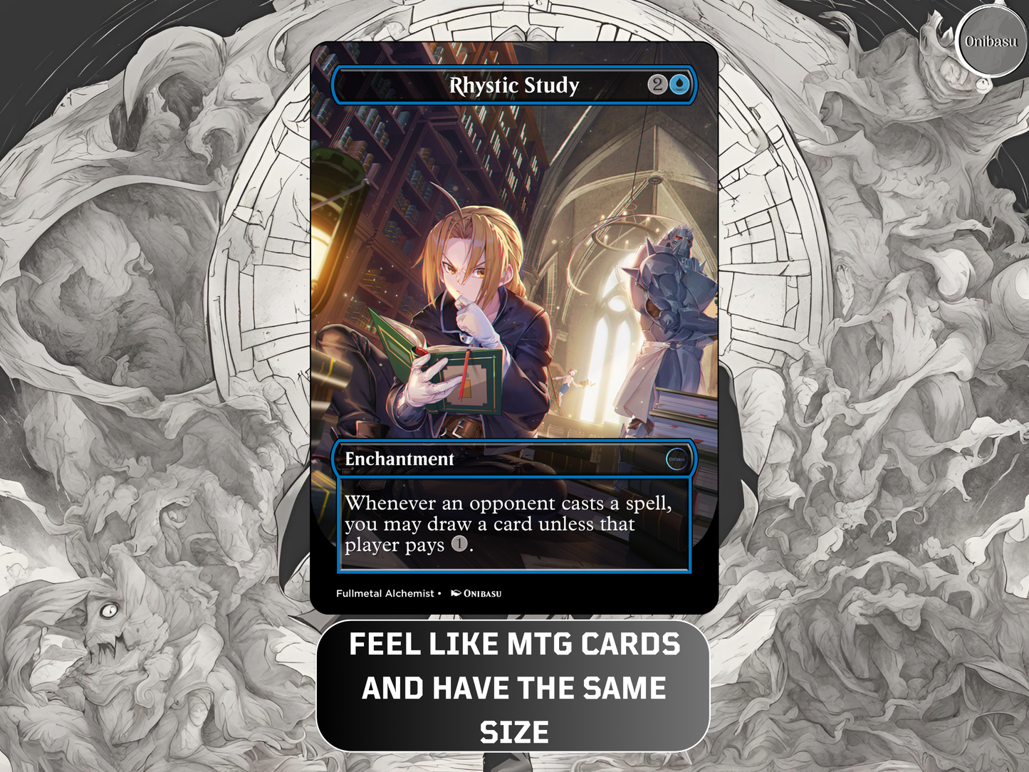 Fullmetal Alchemist Proxy Card Set for MTG - 6 Card Collection