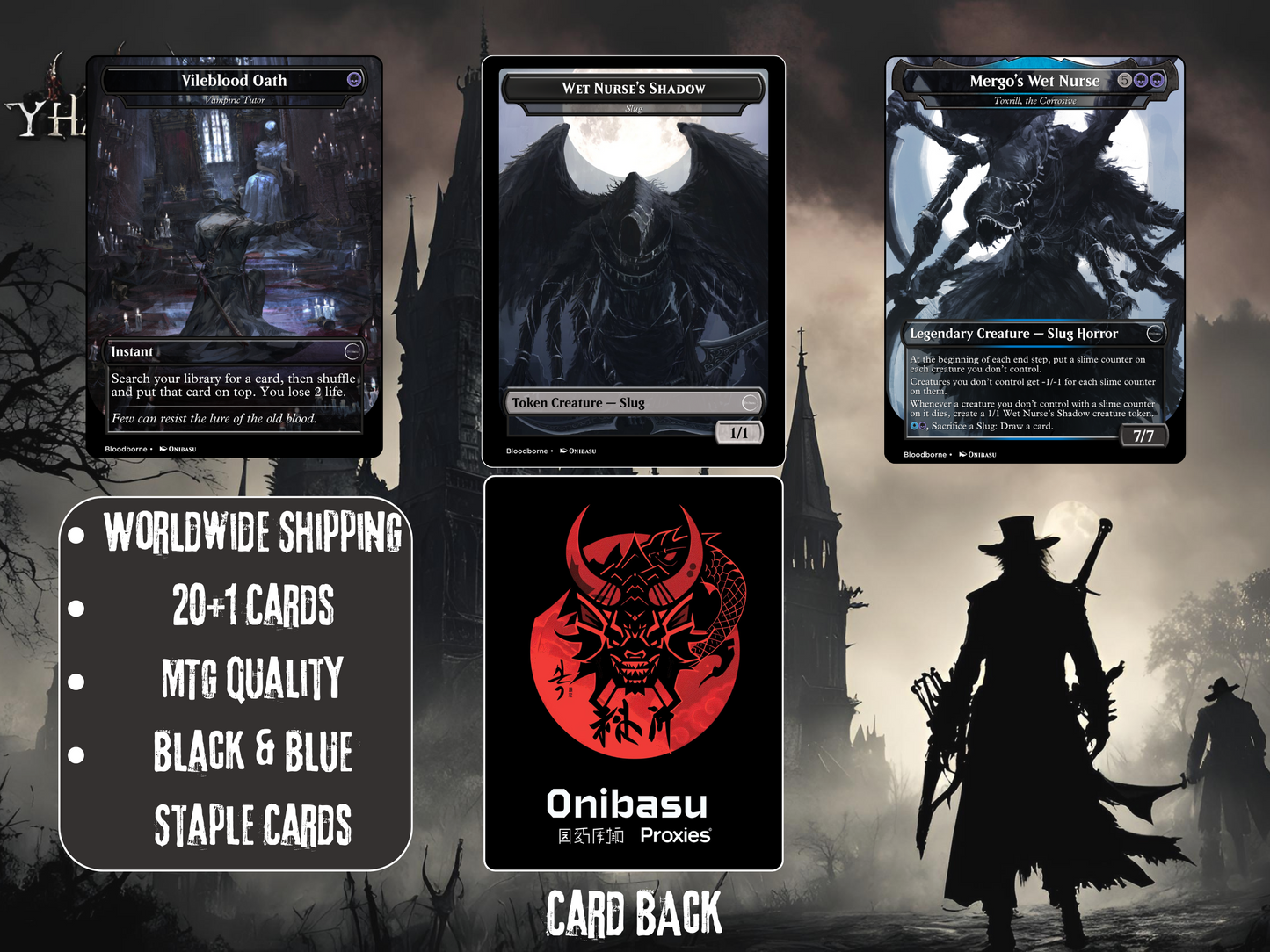 Bloodborne Set - 20 MTG Proxy Cards + 1 Token