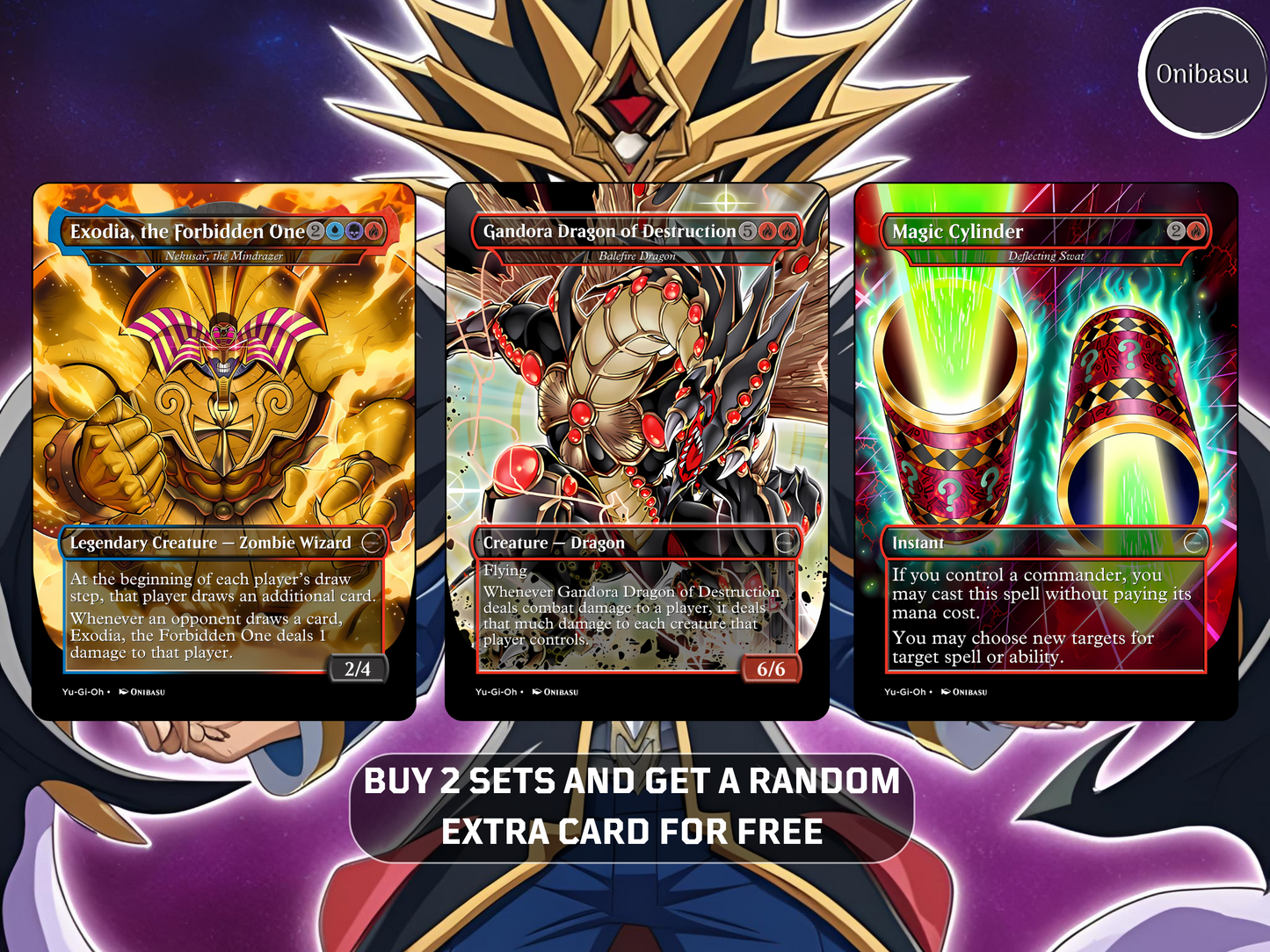 Yugi Muto Yu-Gi-Oh! MTG Proxy Set – 22 Premium Cards + Token – Collector & Casual Play