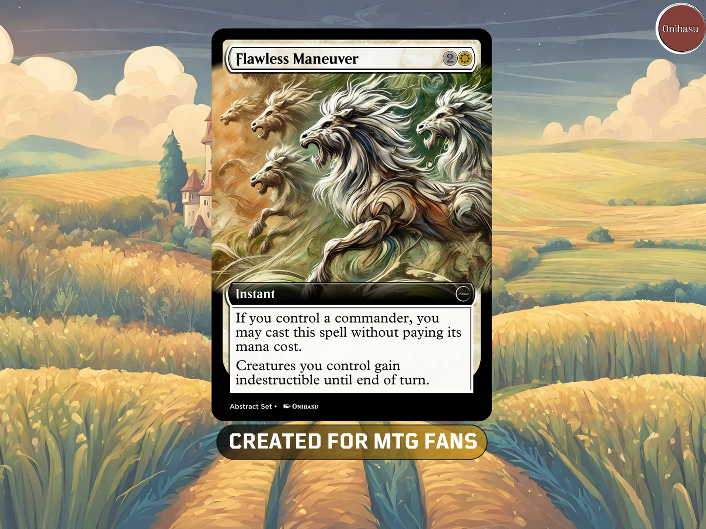 Abstract Instant Set - 5 MTG Proxy Cards