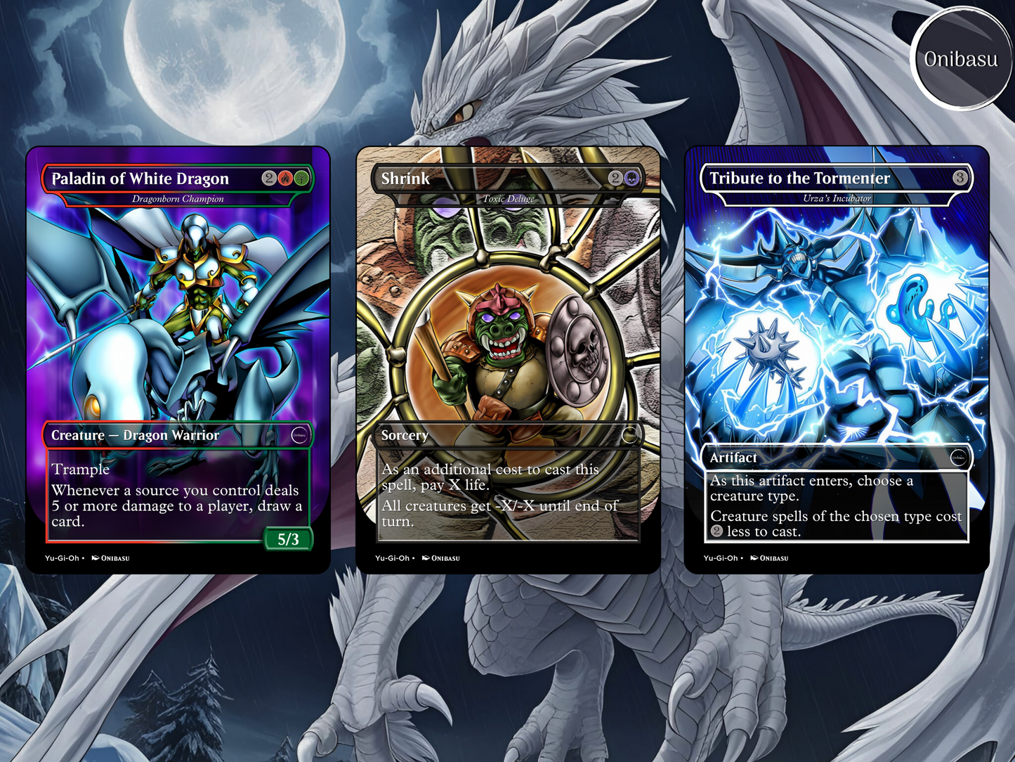 Seto Kaiba Yu-Gi-Oh! MTG Proxy Set – 22 Premium Cards + Token – Collector & Casual Play