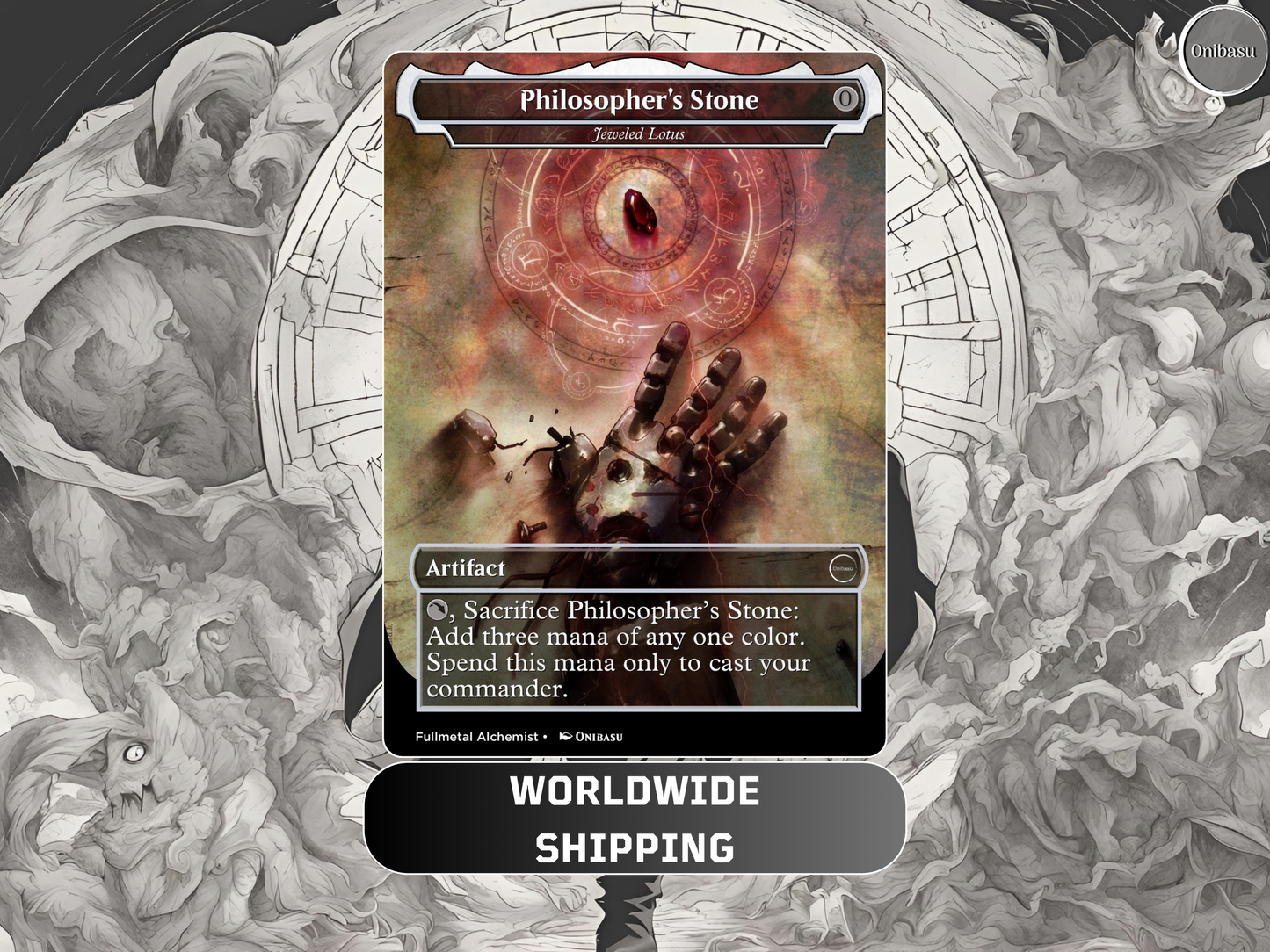Fullmetal Alchemist Proxy Card Set for MTG - 6 Card Collection