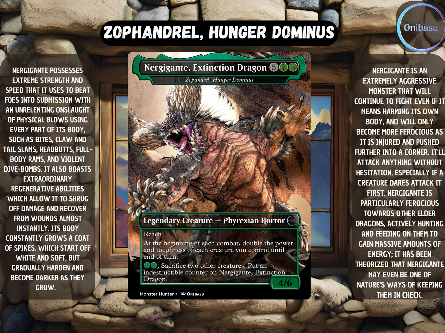 Monster Hunter Dominus MTG Proxy Card Set