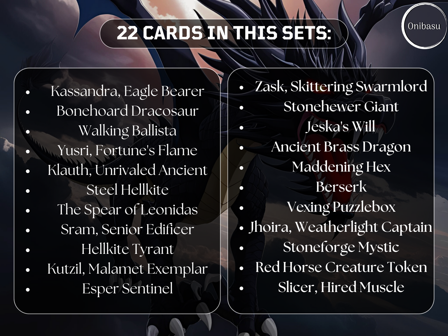 Joey Wheeler Yu-Gi-Oh! MTG Proxy Set – 22 Premium Cards + Token – Collector & Casual Play