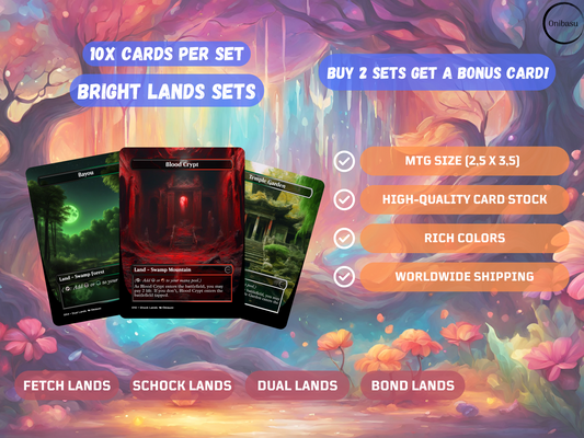 Dual Lands Set - 10 MTG Proxy Cards