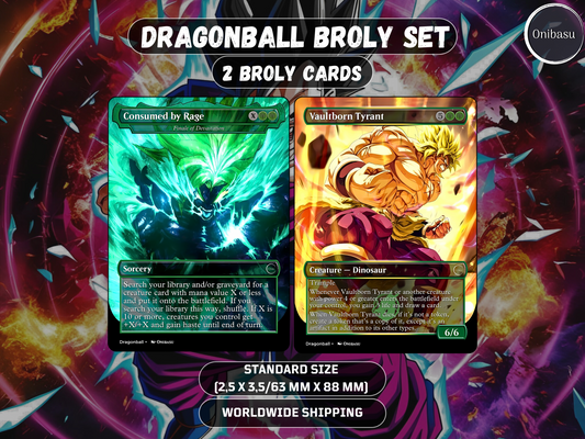 Dragon Ball Broly MTG Proxy Card Set