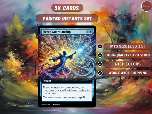 Abstract Instant Set - 5 MTG Proxy Cards