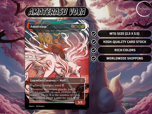 Amaterasu x Voja, Jaws of the Conclave MTG Proxy Card