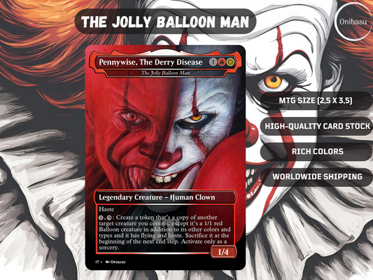 Pennywise Jolly Balloon Man MTG Proxy Card