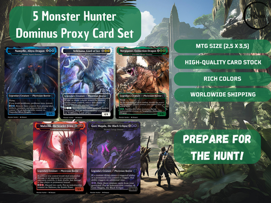 Monster Hunter Dominus MTG Proxy Card Set