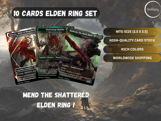 2. Elden Ring Set - 10 MTG Proxy Cards