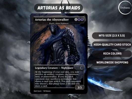 Artorias from Dark Souls MTG Proxy Card