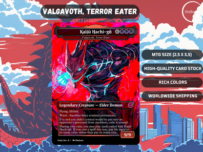 Valgavoth | Kaiju No. 8 MTG Proxy Card