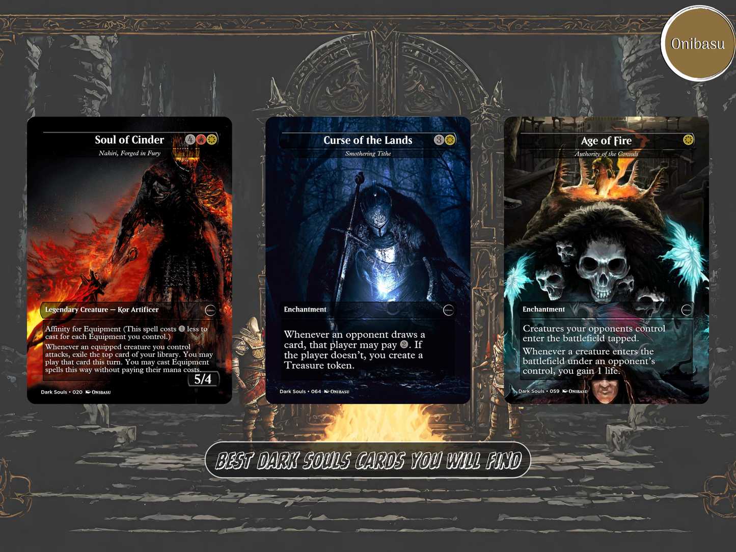 Dark Souls Set - 11 MTG Proxy Cards