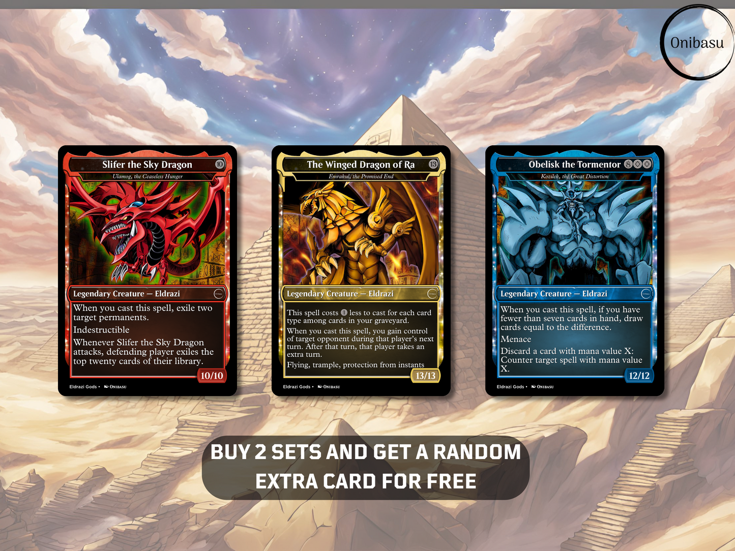 Eldrazi Titans & Egyptian Gods Set - 10 MTG ProxyCards