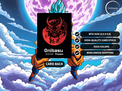 Son Goku and Vegeta (Tymna+Kraum) Set - 2 MTG Proxy Cards
