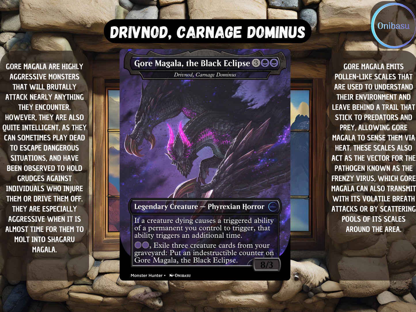 Monster Hunter Dominus MTG Proxy Card Set
