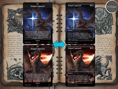 Monster Hunter x MTG Proxy Set – 13 Dragon’s Approach Cards