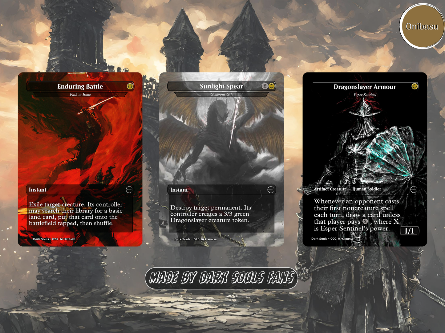 Dark Souls Set - 11 MTG Proxy Cards