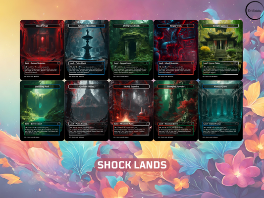 Shock Lands Set - 10 MTG Proxy Cards