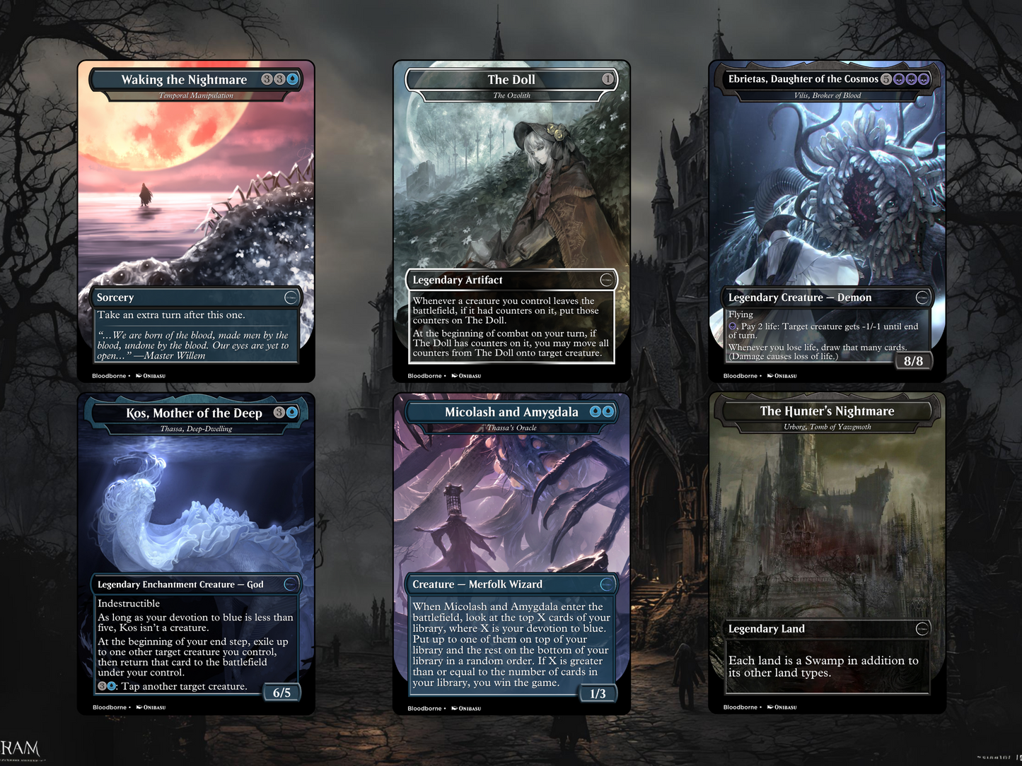 Bloodborne Set - 20 MTG Proxy Cards + 1 Token