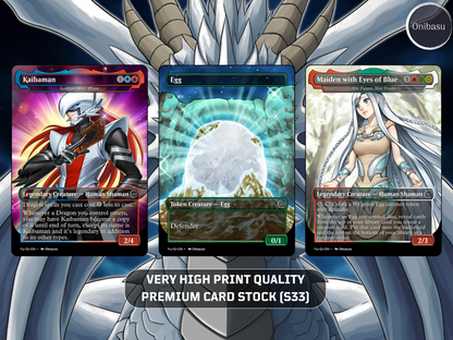 Seto Kaiba Yu-Gi-Oh! MTG Proxy Set – 22 Premium Cards + Token – Collector & Casual Play