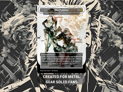 Metal Gear Solid Set - 6 MTG Proxy Cards