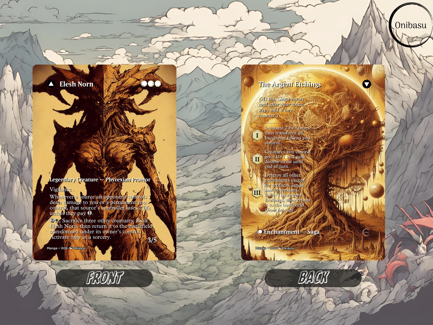 Fantasy Manga Set - 10 MTG Proxy Cards