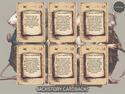 Rat Colony Adventurer Party Set - 6 MTG Proxy Cards
