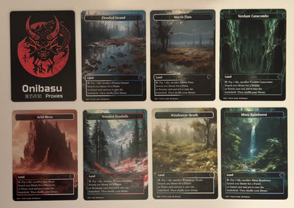 Fetch Lands Set - 10 MTG Proxy Cards