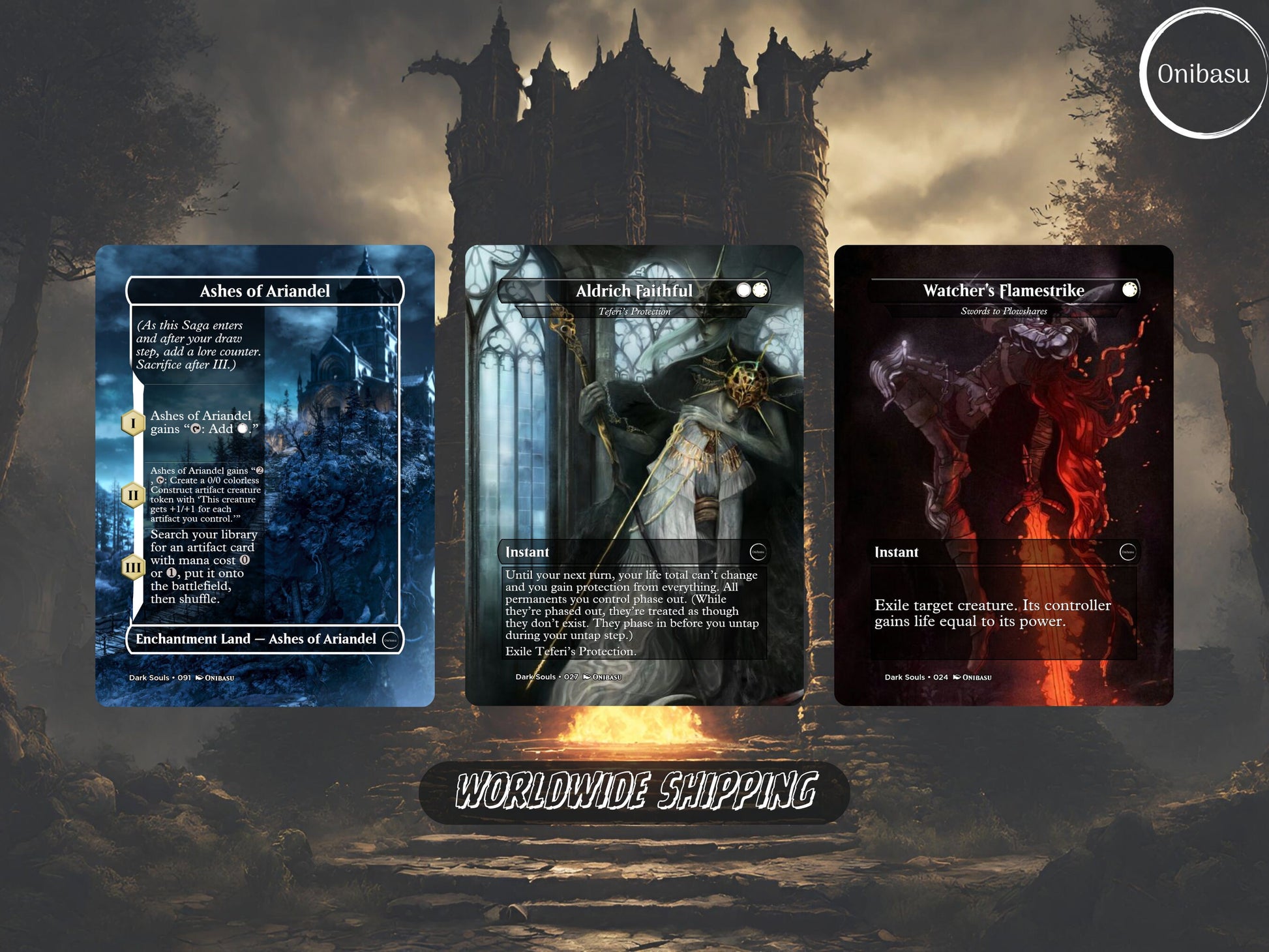 Dark Souls Fullart MTG Proxy Card Set - 11 Cards Collection for CEDH