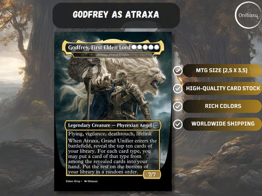 Atraxa Godfrey Elden Ring Proxy MTG Card Commander Staple