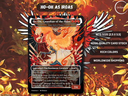 Ho-Oh Pokémon Iroas Proxy MTG Card Commander Staple