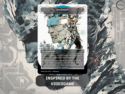 Metal Gear Solid Proxy Card Set for MTG - 6 Card Alter Collection