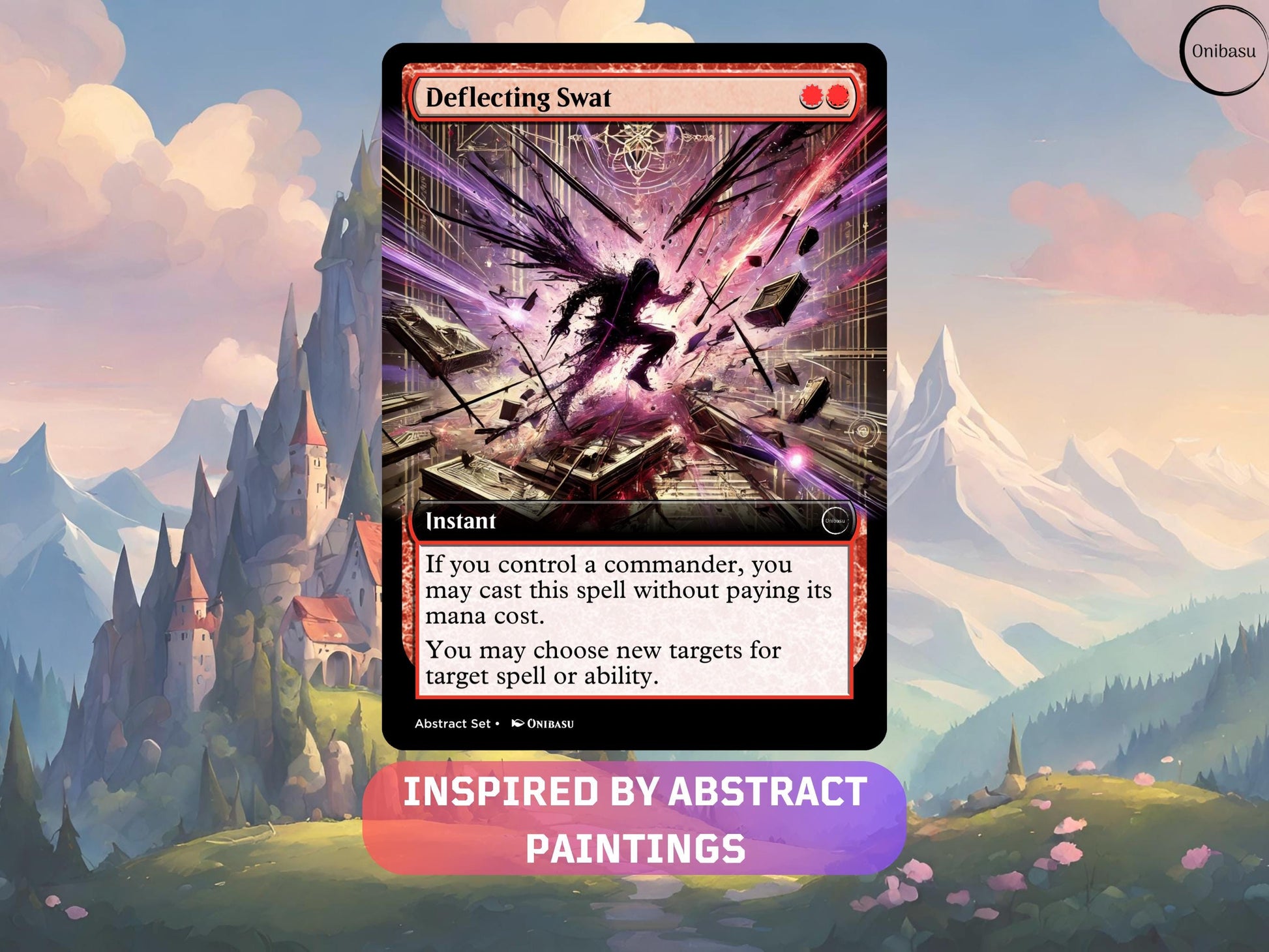 MTG Commander Instant Staples Set - 5 Artistic Painting Proxy Cards