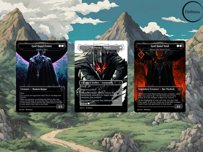 3 Cards Berserk MTG Proxy Set