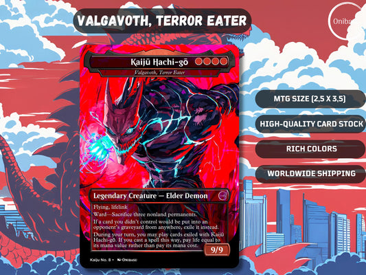 Valgavoth Kaiju 8 Proxy MTG Card Commander Staple