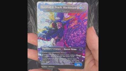 Blackbeard from One Piece – Captain N'gathrod  MTG Proxy Card