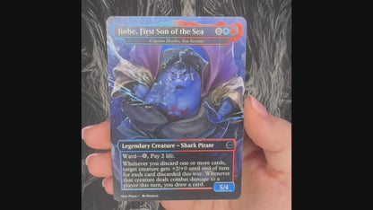 Jinbe from One Piece – Captain Howler, Sea Scourge MTG Proxy Card